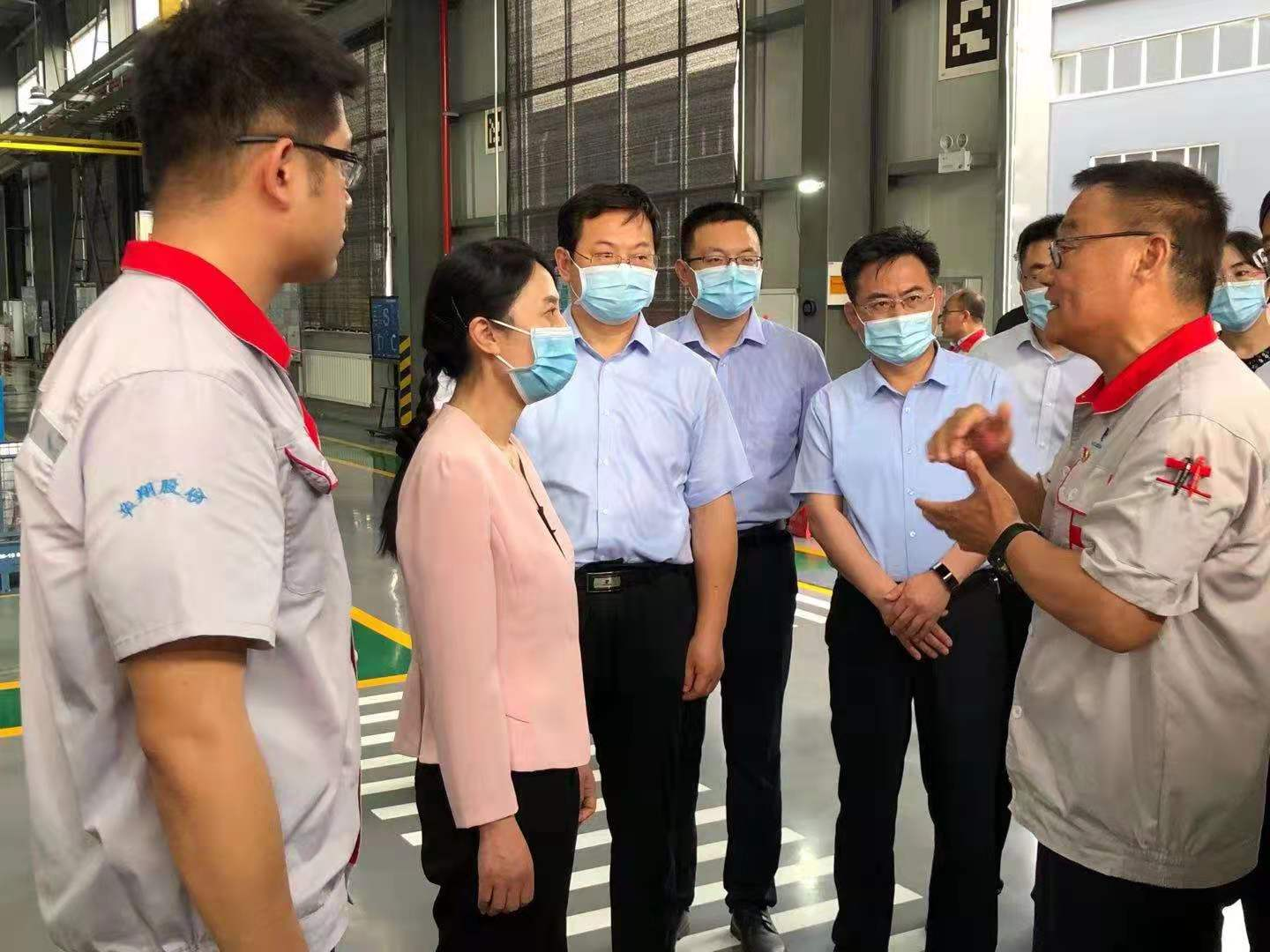 省委常委、組織部部長陳安麗蒞臨我司調(diào)研企業(yè)黨建及運(yùn)行情況